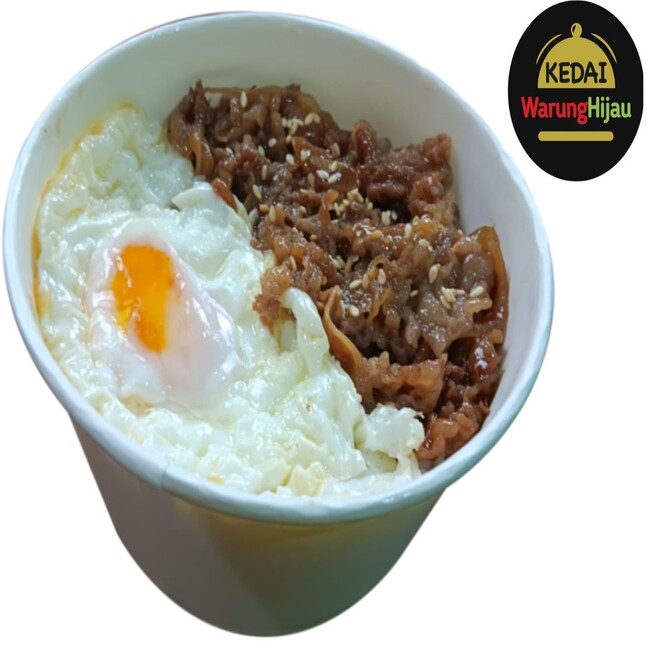 Nasi Beef Teriyaki + Telur Rp 31.000